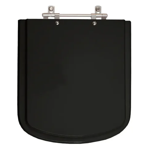 Assento Sanitário Unic Ébano (Preto) para vaso Deca