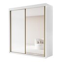 Ver imagem 3 de Guarda Roupa Casal 2 Portas de Correr Chicago Branco