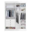 Ver imagem 5 de Guarda Roupa Casal 2 Portas de Correr Chicago Branco