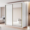 Ver imagem 1 de Guarda Roupa Casal 2 Portas de Correr Chicago Branco
