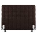 Ver imagem 1 de Cabeceira Cama Box Casal Queen Size Dahlia 160cm com Frame Sintético Marrom - Abmaza