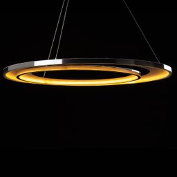 Pendente Loop Cromado e Branco LED 76W 3000K HM010CR Bella ST2542 - 5