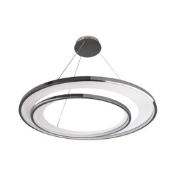 Pendente Loop Cromado e Branco LED 76W 3000K HM010CR Bella ST2542 - 4