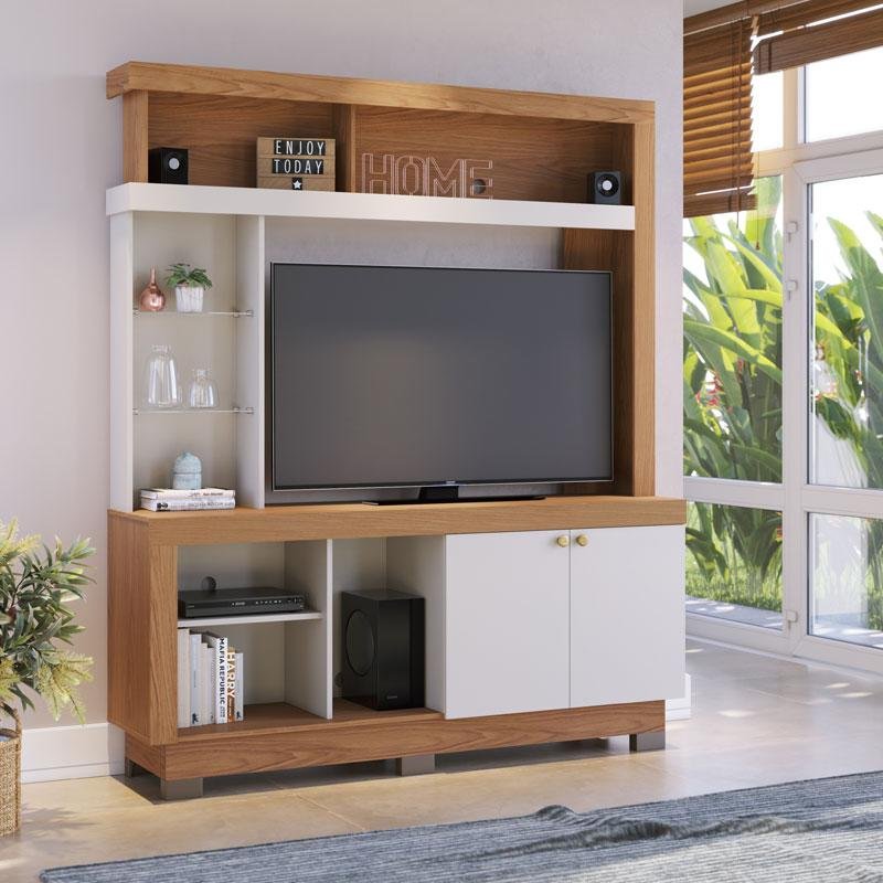 Estante Home Theater Valença Freijó Off White – Colibri - 5