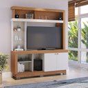 Ver imagem 5 de Estante Home Theater Valença Freijó Off White – Colibri