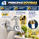 Ver imagem 4 de Torneira Jardim 1130 Cromada C33