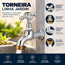 Ver imagem 6 de Torneira Jardim 1130 Cromada C33