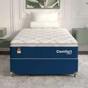 Ver imagem 6 de Cama Box Viúva + Colchão Comfort Class Pillow Top 128x188 Azul/suede Azul
