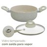 Panela Caçarola Antiaderente Cerâmica Ibiza Vanilla 20cm - Casambiente - 4