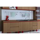 Ver imagem 3 de Tampo de Cozinha Modulado p/ Balcão E602 40cm Nogueira - Kappesberg