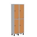 Ver imagem 2 de Armário Locker Guarda Volume Aço Light 4 portas 69x179,5cm com prateleira interna