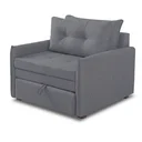 Ver imagem 6 de Sofá Cama Solteiro Linho Chumbo Montreal 95cm