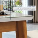 Ver imagem 3 de Conjunto Sala de Jantar Mesa Monalisa com 4 Cadeiras Lady em Madeira Maciça