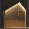 Cama Montessoriana Lift Reversível e moldura com Led Casatema - 6