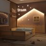 Cama Montessoriana Lift Reversível e moldura com Led Casatema - 2