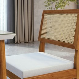 Conjunto Sala de Jantar Mesa Monalisa com 4 Cadeiras Rainha em Madeira Maciça - 9