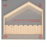Cama Montessoriana Wave Casal e moldura com Led Casatema - 9