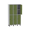 Armário Locker Guarda Volume Aço Light 6 portas 103,5x179,5cm com prateleira interna - 3