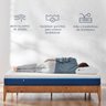 Colchão de Espuma Luuna Blue Solteirão Especial, Suporte e Conforto, Firme Confortável 96cm x 203cm x - 3