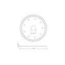 Ver imagem 2 de Disco de Corte Diamantado 4.3-8" Tramontina Premium