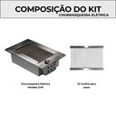 Ver imagem 5 de Churrasqueira Elétrica Grill Inox 430 - Modelo Aberto Grande 2.4 Kw | 127V