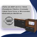 Ver imagem 3 de Balcao Cooktop 4 Bocas e Pia 120cm Savana Preto Mobbs
