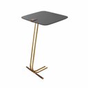 Ver imagem 2 de Mesa Lateral para Sofá Concreto com Base em Metal