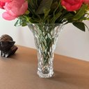 Ver imagem 4 de Kit 4 Vasos de Vidro Decorativo Lyor Diamond Transparente 13x20cm para Plantas Arranjos Flores