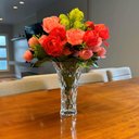 Ver imagem 5 de Kit 4 Vasos de Vidro Decorativo Lyor Diamond Transparente 13x20cm para Plantas Arranjos Flores