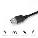 Ver mais imagens de Cabo para Impressora Usb a 2.0 Macho para Usb B 2.0 Macho 28awg Puro Cobre 3 Metros - Puabm2-3