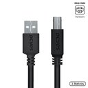 Ver imagem 1 de Cabo para Impressora Usb a 2.0 Macho para Usb B 2.0 Macho 28awg Puro Cobre 3 Metros - Puabm2-3