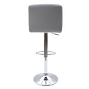 Ver imagem 4 de Kit 3 Banquetas Alta Para Bar Bistro Cozinha Americana Gomos Giratoria Cinza