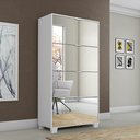 Ver imagem 4 de Sapateira Pequim com Espelho - Várias Cores Branco