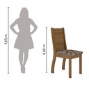 Ver imagem 2 de Conjunto Mesa Cedro Off Tampo Giratório 8 Cadeiras Off White