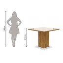 Ver imagem 3 de Conjunto Mesa Cedro Off Tampo Giratório 8 Cadeiras Off White