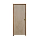Ver imagem 2 de Porta Lisa Mescla 210x100 Batente 09 cm Fechadura Interna Taco de Golf Rodam Abertura Esquerda Marrom