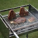 Ver imagem 3 de Grelha Uruguaia Parrilla Média Inox 48,5x36cm Issi Grill