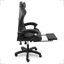 Ver imagem 4 de Cadeira Gamer Stillus Ergonômica Oficial Apoio de Pés Preto