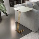 Ver imagem 1 de Mesa Lateral para Sofá com Base em Metal