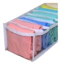 Ver imagem 3 de Colmeia Organizadora para Roupas de Bebê e Criança Body Camisetinhas em Pvc e Viés Branco 40cx15lx10