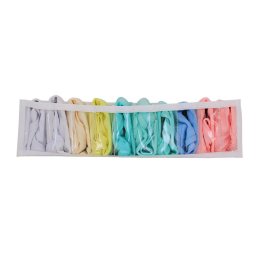 Colmeia Organizadora Para Roupas de Bebê e Criança Body Camisetinhas em PVC e Viés Branco 40CX15LX10 - 4
