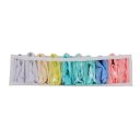Ver imagem 4 de Colmeia Organizadora para Roupas de Bebê e Criança Body Camisetinhas em Pvc e Viés Branco 40cx15lx10