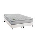 Ver imagem 1 de Cama Box Queen: Colchão Molas Ensacadas Luckspuma MasterPocket Luck Spring + Base CRC Courano