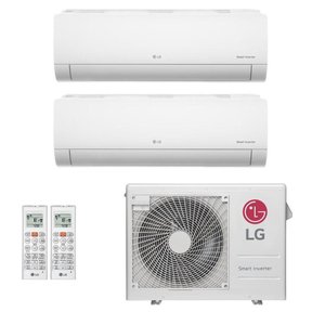 Ar-condicionado Multi Split Inverter Lg 24.000 (1x Evap Hw 9.000 + 1x Evap Hw 18.000) Quente/frio