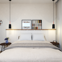 Ver imagem 6 de Cabeceira para Cama Queen Mista Branco