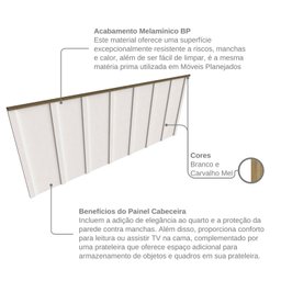 Cabeceira para Cama Queen Mista  - 12