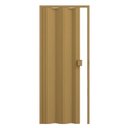 Ver imagem 1 de Kit com 2 Portas Sanfonadas de PVC 210x60cm Permatti Bege/Cerejeira Liso