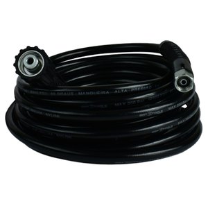 Mangueira Trama Nylon (m22/14 X 1/4 Femea) para Lavadoras Alta Pressao - 7 Metros