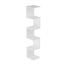 Ver imagem 4 de Prateleira de Canto Lyra 5 Nichos Decorativos Branco para Sala Quarto Livros