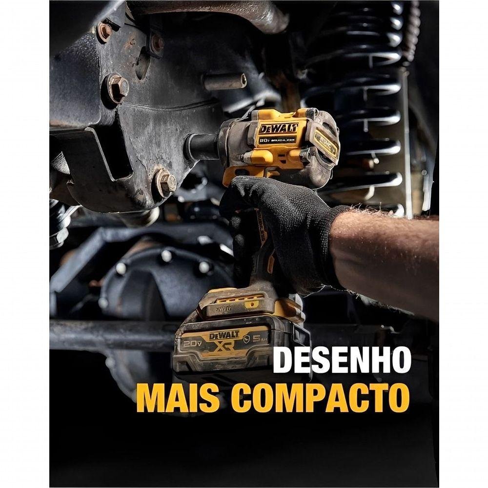 Chave Impacto 1/2 Dewalt Dcf922b B3 20v Brushless Atomic - 7